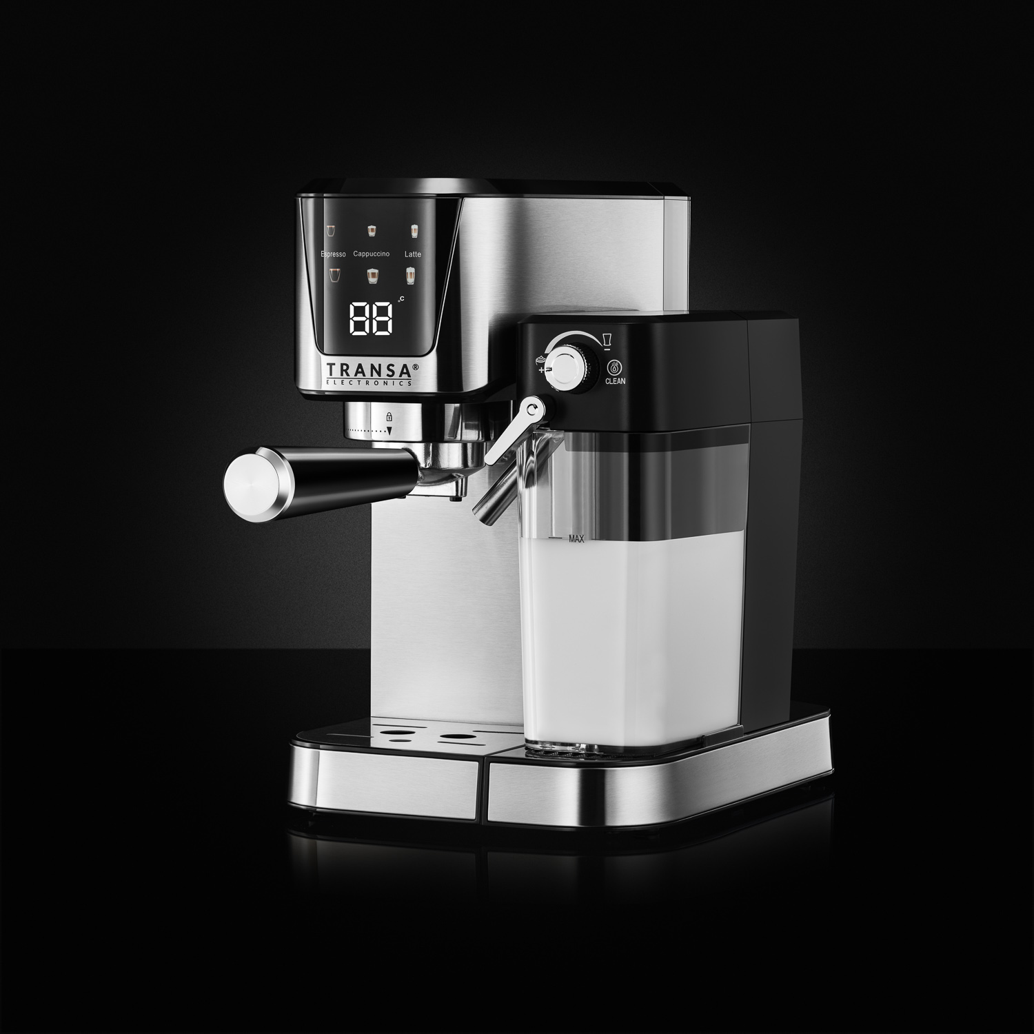 Automatyczny system mleczny z pojemnikiem 0,7 l w ekspresie CoffeeCraft TE-80